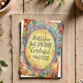 Iets geweldigs  aanmoediging kaart