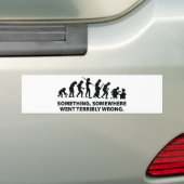 Iets, iets dat op een of andere manier vreselijk v bumpersticker (Op auto)