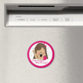 Iets is Mithing! meisje Magneet (Insitu (Vaatwasser))