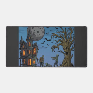 Iets Jacht Licht Maan Halloween Heeft Zom Bureaumat
