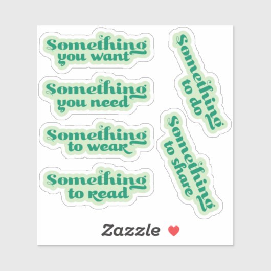 Iets... Kerst Gift Label Stickers (Vel)