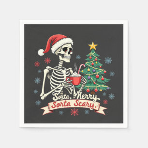 Iets Kerstachtig Iets Engs Griezelige Kerstman Ske Servet