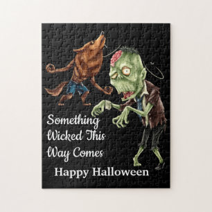 Iets kwaadaardigs met Halloween Legpuzzel
