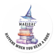Iets magisch boek Sticker