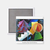 Iets magisch, iets magisch van Julie Richman Magneet (Voorkant / Achterkant)