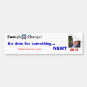Iets nieuws bumpersticker (Voorkant)