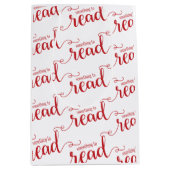 Iets om 4 Cadeau thema te lezen Medium Cadeauzakje (Voorkant)