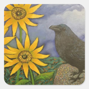 Iets om over te klagen vierkante sticker