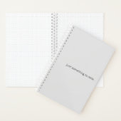 Iets om spiral Notitieboek te noteren (Binnen)