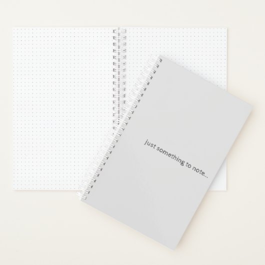 Iets om spiral Notitieboek te noteren (Binnen)