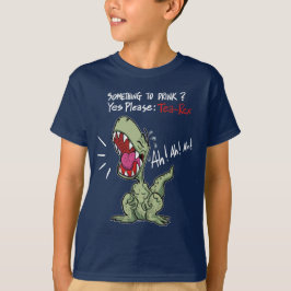Iets om te Drinken? Ja graag: Tea-Rex dinosaurus T-shirt