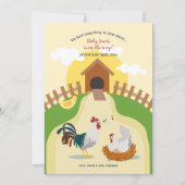 Iets om te kraaien over zwangerschapsaankondiging aankondiging (Voorkant)