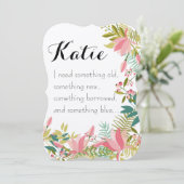 Iets Oud | Uitnodiging tot weddenschap met een Bri (Staand voorkant)