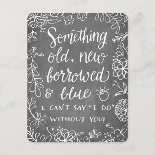 Iets Ouds New Borroding   Bridesmaid Kaart