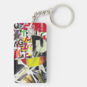 iets punt com collage sleutelhanger (achterkant)