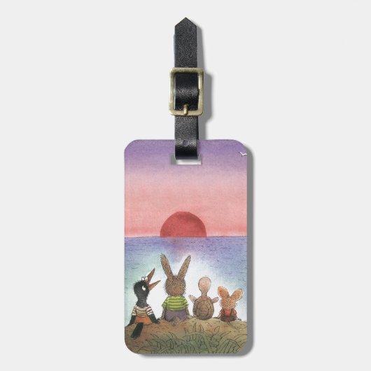 Iets rood bagagelabel (Voorkant verticaal)