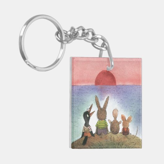 Iets rood sleutelhanger (Voorkant Links)