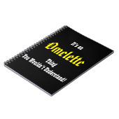 Iets Rotten Omelet Journal Notitieboek (Linkerzijde)