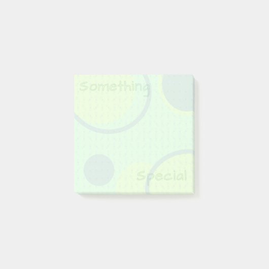 Iets speciaals Mint Green Sticky Notes (Voorkant)