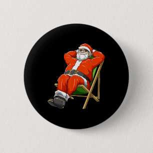 Iets van Kerstman Kerst in Juli Hawaiaans Feest Sa Ronde Button 5,7 Cm