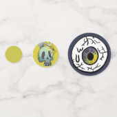 Iets verdorven Halloween Party Confetti (Achterkanten)