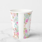 Iets zoets is het Baby shower van de Tea Party Papieren Bekers (Rechts)