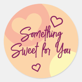 Iets zoets ronde sticker