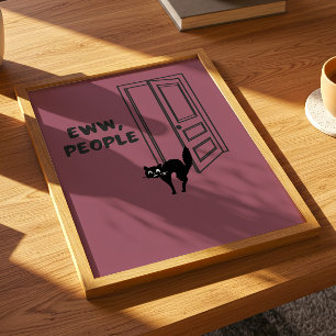 Ieuw, Mensen - Introvert Kat Poster