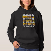 If At First You Don't Succeed Sitting Soccer Coach Hoodie (Voorkant)