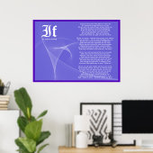 IF by Rudyard Kipling Poster Print (Thuiskantoor)