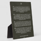 IF Citaat van Rudyard Kipling (auteur van het oerw Fotoplaat (Zijkant)