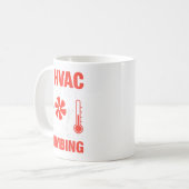 If Hvac Was Easy Funny Technician Joke Design Koffiemok (Voorkant links)