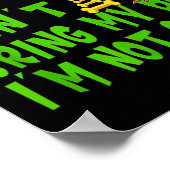 If I Can't Bring My Dog I'm Not Going,christmas Ha Poster (Hoek)