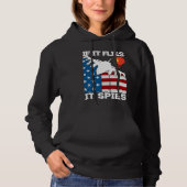 If It Flies It Spies Fighter Airplane Plane  Aircr Hoodie (Voorkant)
