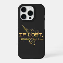 If Lost Return To – Personalized Name iPhone 16 Pr