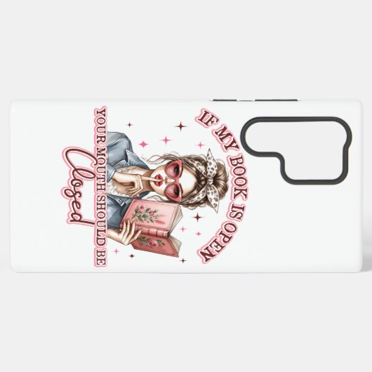 If My Book Is Open... Samsung Galaxy Hoesje (Achterkant horizontaal)