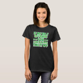 If My Kilt Offends You Funny St. Patrick's Day Iri T-shirt (Voorkant volledig)