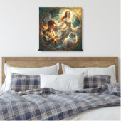 If My Pet Were Human Stretch canvas (Insitu (Slaapkamer))