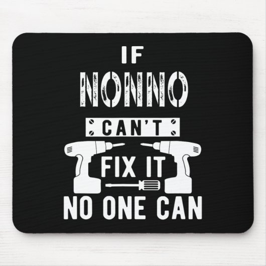 If Nonno Can't Fix It Nobody Can Italy Italian Gra Muismat (Voorkant)