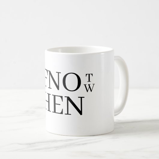 If Not Now Coffee Mug (Devant droit)