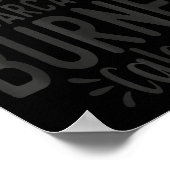 If Only Sarcasm Burned Calories Funny Sarcastic Qu Poster (Hoek)