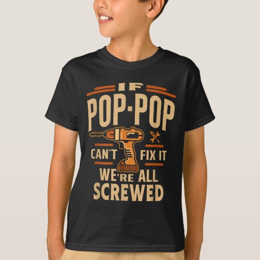 If P-p Cant Fix It - Grandparents Day T-shirt (Voorkant)