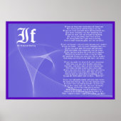 IF par Rudyard Kipling Poster Imprimer (Devant)