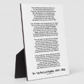 If- Poem by Rudyard Kipling (No Kipling Afbeelding Fotoplaat (Zijkant)