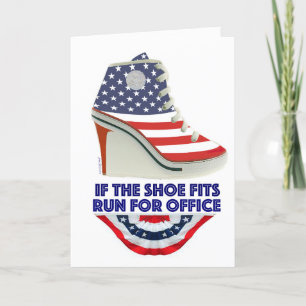 If the Shoe Fits Customizable Birthday Card Kaart