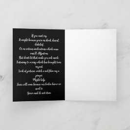 If You Can't Cry Kaart