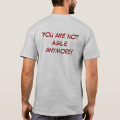 If your agile process is the same than a year ago t-shirt (Achterkant)