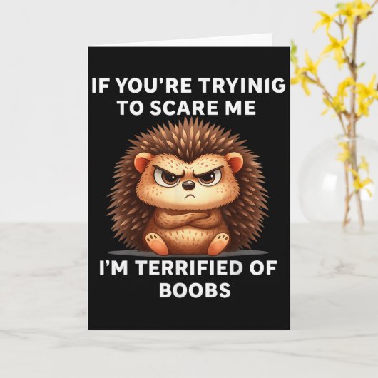 If You're Trying E Me I'm Terrified S Kaart (Gele Bloem)