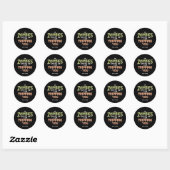 If Zombies Chase Us I’m Tripping You Funny Hallowe Ronde Sticker (Vel)