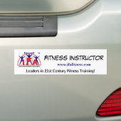 IFA Fitness Instructor Bumpersticker (Op auto)